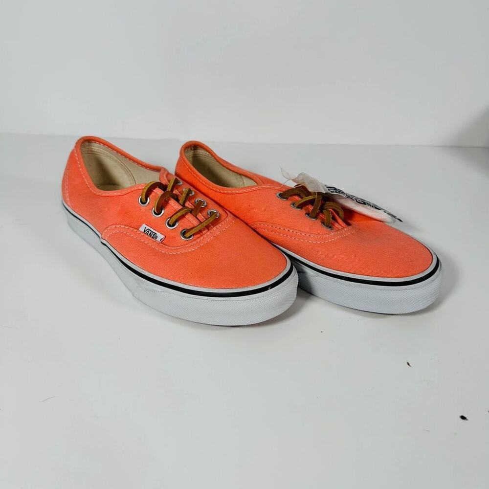 Vans Off The Wall TB8C Peach Canvas Skate Shoes Men's 5 Womens 6.5 - Picture 1 of 6